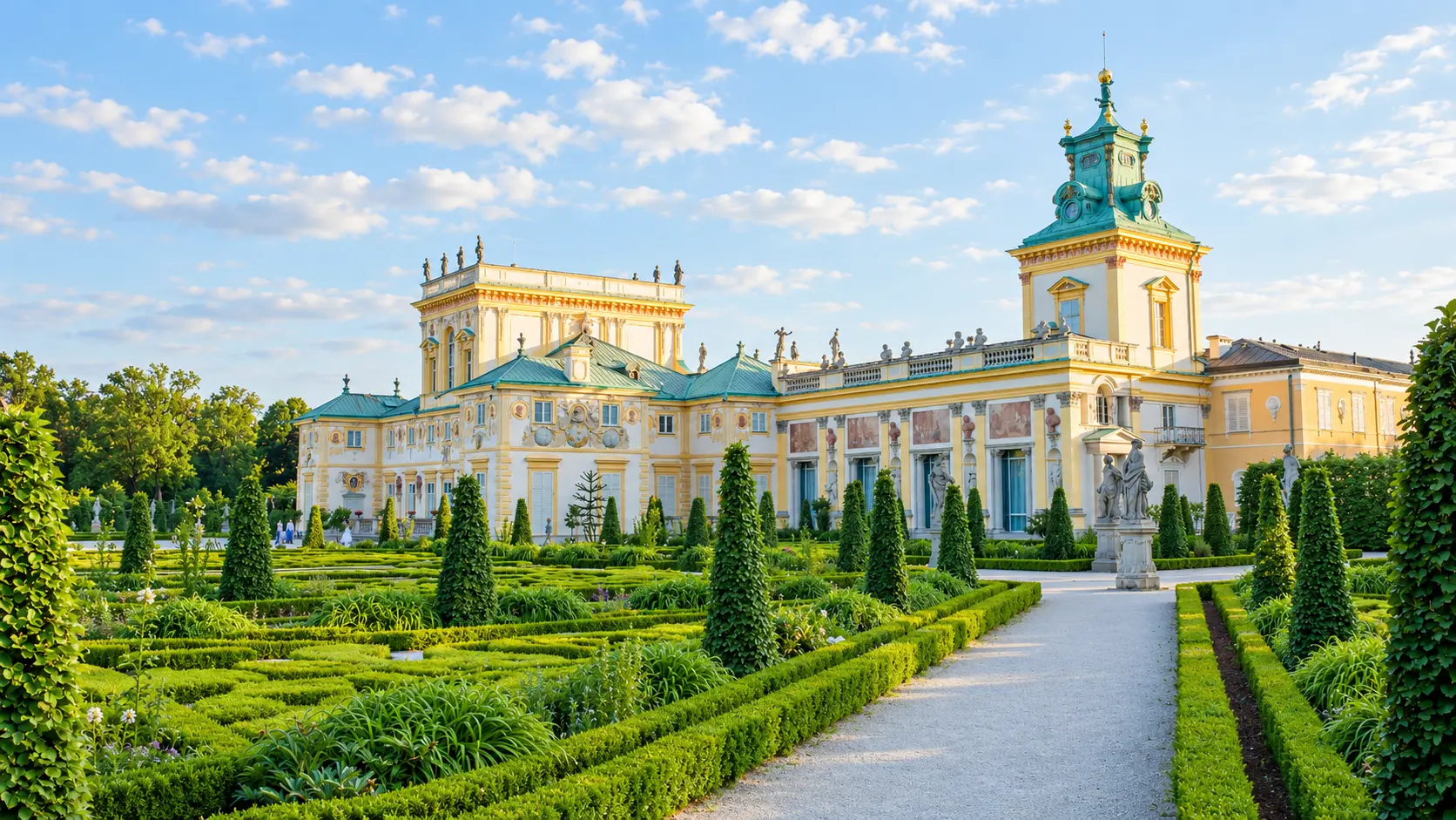 Wilanów Palace and gardens, Warsaw